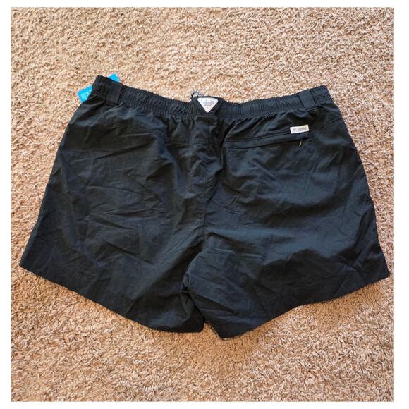 columbia back cast water short black NWT swim bottoms womens 5 in 1x - Picture 5 of 5